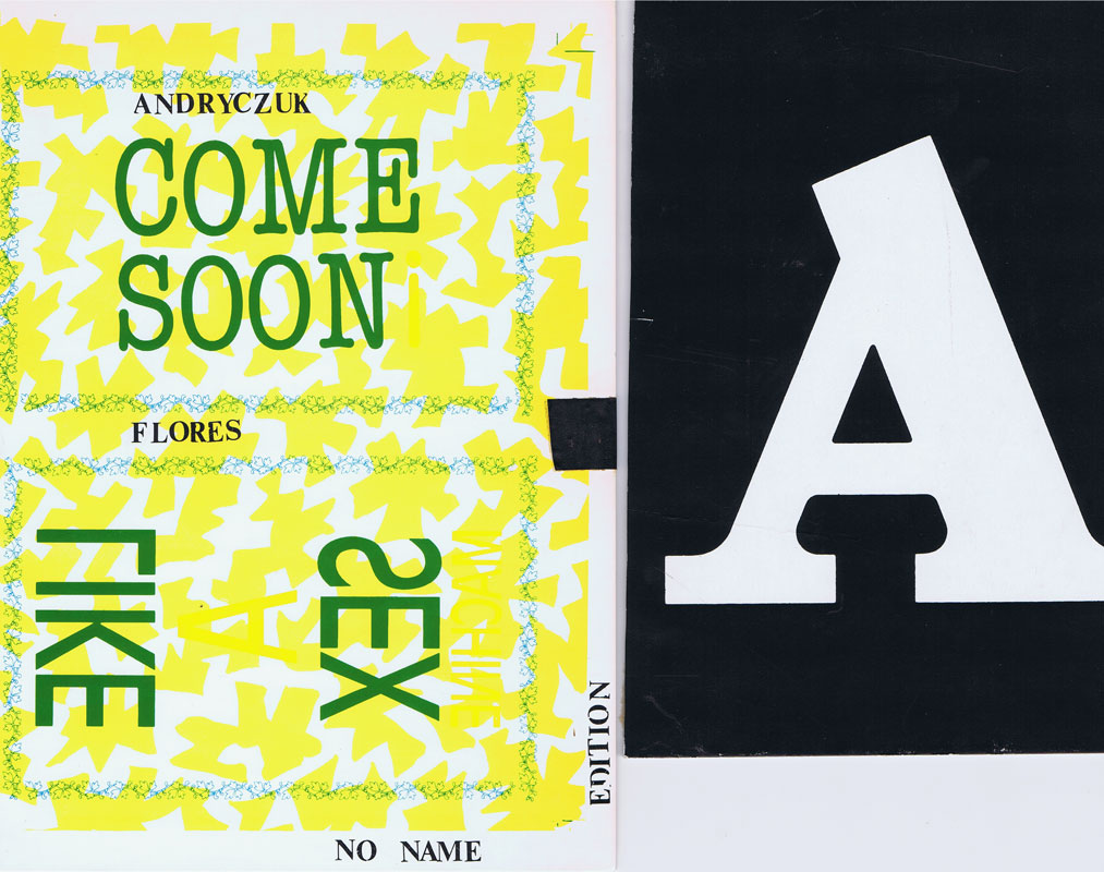 andryczuk-flores-knistoff-objekt-papier-come-soon-no-name-edition-letra
