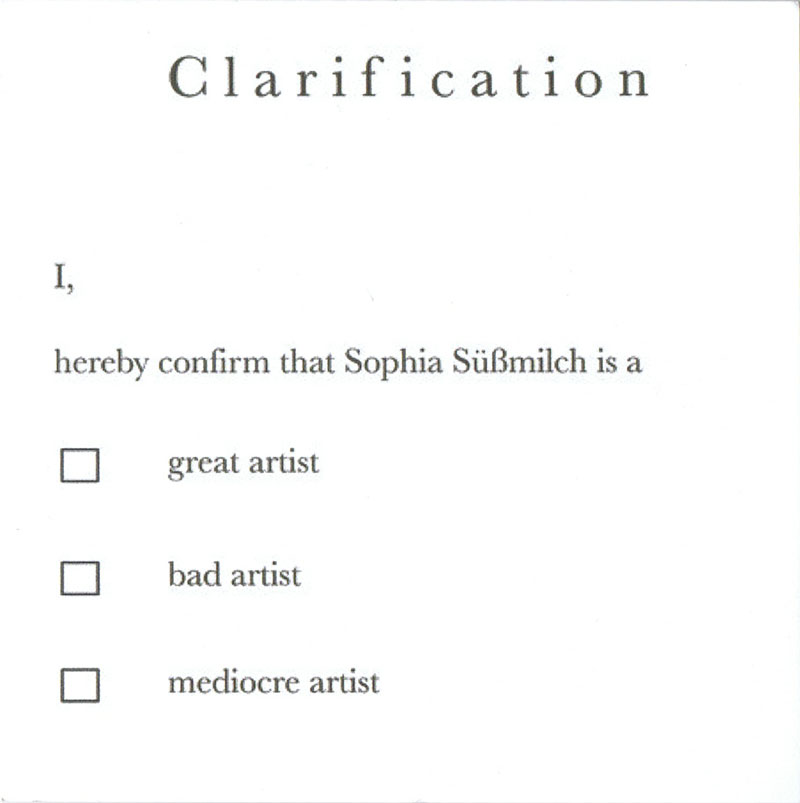 suessmilch-clarification